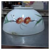 Porcelain Bowl with Painted Floral Design