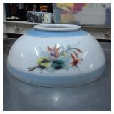 Hand-Painted Ceramic Light Fixture Shade