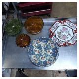 Decorative Dishes in Various Styles and Materials