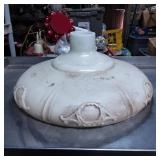 Glass Lamp Shade With Embossed Design