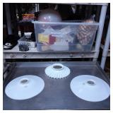 Three Glass Light Fixture Shades