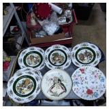 Seven Decorative Ceramic Plates