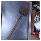 Metal Shovel with Wooden Handle