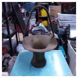 Bronze Vase with Integrated Handle