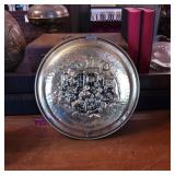 Vintage Hanging Bed Warmer with Decorative Lid
