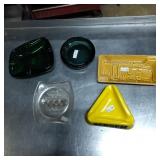 Five Vintage Ashtrays in Assorted Styles