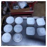 Corelle Circle and Square Bowls