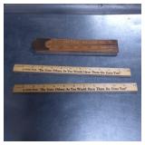 Coca-Cola Rulers with Sliding Foldable Rule