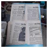 Four Copies of The Stars and Stripes Newspaper