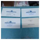 The Heritage Collection Stamps Four Envelopes