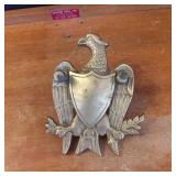 Brass Eagle Door Knocker With Shield Motif