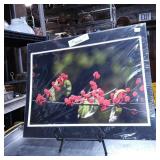 ML Grauel Signed Print Depicting Red Berries on Br