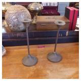 Brass Candlesticks with Tall Stems