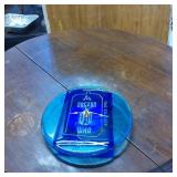 Doctor Who-Themed Blue Glass Clock