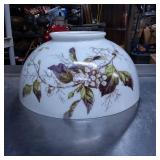Glass Lamp Shade with Floral Design