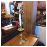 Brass Table Lamp With Candle-Style Design
