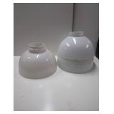 White Glass Replacement Lamp Shades with 10-Inch B