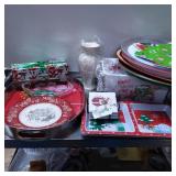 Holiday-Themed Serving Trays and Tableware