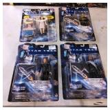 Four Star Trek: The Next Generation Action Figures