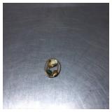 Wells 14k Gold-Filled Vintage Carved Flower Pin