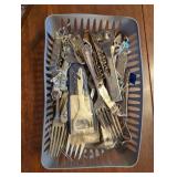 Metal Utensils and Tools in a Plastic Tray