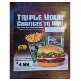 Star Wars Episode III Burger King Promo Poster, 23