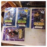 Four Action Figures from Spawn and Wetworks Series