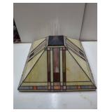 Art Deco Style Stained Glass Lamp Shade, 17ï¿½ï¿½ by 1
