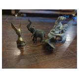 Animal Figurines, Largest 7 Inches Tall