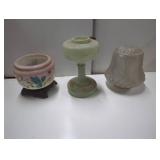 10.5-Inch Tall Oil Lamp Base and Accessories