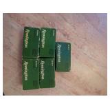 Five Boxes of Remington .22 Shot Ammunition