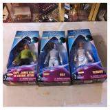 Three Star Trek Action Figures by Playmates, Serie
