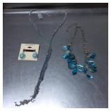 Two Necklaces and Monet Earrings
