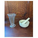 Whitehall Tatum Apothecary Measure and Mortar Set