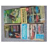 Four Mechanics Magazines from 1957 to 1973