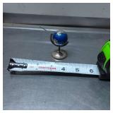 Miniature Globe with Stamped 925 Silver Base
