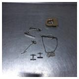 Menï¿½s Accessories Featuring Sterling Chain and Ini