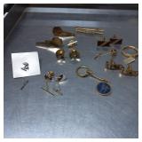 Menï¿½s Vintage Jewelry Including Tie Bars, Cufflink