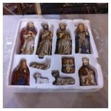 Nine-Piece Nativity Figurine Set in Styrofoam Pack