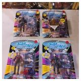 Four Star Trek The Next Generation Action Figures