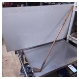 Vintage Golf Club with Wooden Shaft and Rusted Met