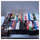 35 Assorted VHS Tapes with Various Titles