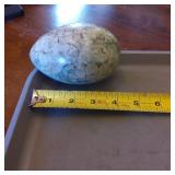 Alcohol-Painted Stone Decorative Egg