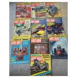 Hot Rod Magazines from 1950s, 1960s, and 1980s