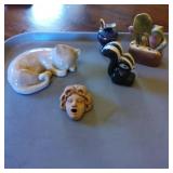 Ceramic Figurines and Trinkets Collection