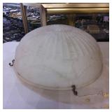 Frosted Glass Dome Ceiling Light Fixture Shade wit