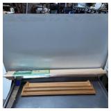 Two Wooden Regency Display Ledges