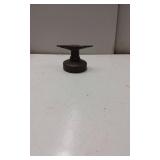 Small Metal Anvil on Round Base