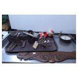 Decorative and Vintage Items Including Cast Metal