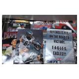 Sports Magazines With Philadelphia Eagles Memorabi